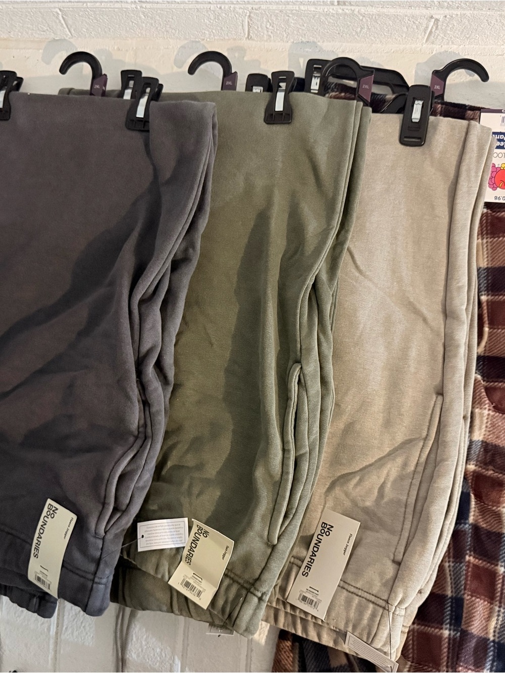 Fruit of the Loom Men's Fleece Joggers - Olive, Gray, Tan & 1 sleep pant